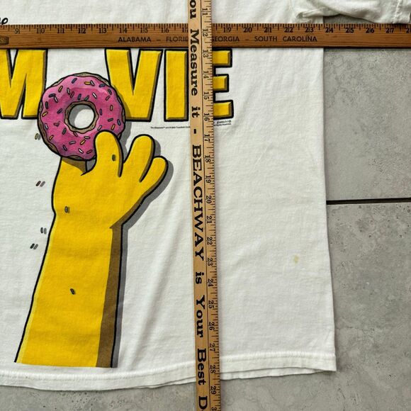 Vintage Y2K The Simpsons Movie T-Shirt 2008 Size Men's XL - Picture 6 of 6